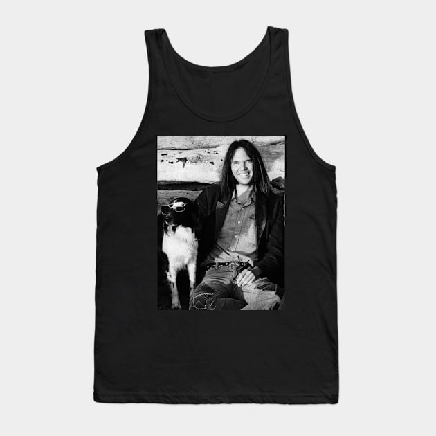 Neil Young / 1945 Tank Top by DirtyChais